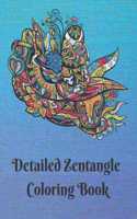 Detailed Zentangle Coloring Book