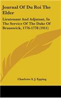 Journal Of Du Roi The Elder