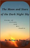 Moon and Stars of the Dark Night Sky