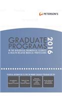 Graduate Programs in the Biological/Biomedical Sciences & Health-Related Medical Professions 2016