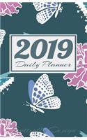 2019 Daily Planner Butterfly Design