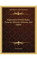 Explanation of Hell, Hades, Tartarus, Infernus, Gehenna, and Tophet