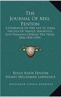 Journal Of Mrs. Fenton