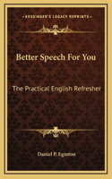 Better Speech For You