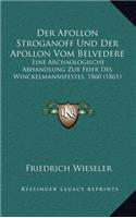 Der Apollon Stroganoff Und Der Apollon Vom Belvedere