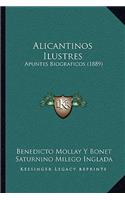 Alicantinos Ilustres: Apuntes Biograficos (1889)(Spanish)