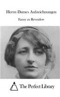 Herrn Dames Aufzeichnungen