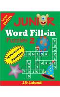 Junior Word Fill-In Puzzles 2