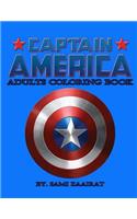 Captain America: Adults coloring book