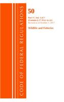 Code of Federal Regulations, Title 50 Wildlife and Fisheries 17.95(c)-(e), Revised as of October 1, 2017