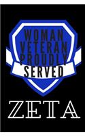 Woman Veteran Proudly Served