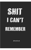 Shit I Can't Remember