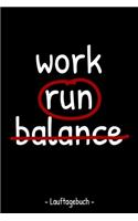 work run balance - Lauftagebuch -