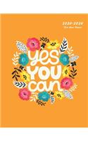 Yes You Can: 2020-2024 Five Year Planner: 60-Month Schedule Organizer 8.5 x 11