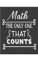 Math the only one that counts