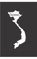 Vietnam Reisetagebuch: Home - liniertes Notizbuch für die schönsten Erlebnisse und Momente - Journal für Urlauber, Auswanderer oder deinem neuen zu Hause