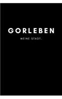 Gorleben: Notizbuch, Notizblock, Notebook - Liniert, Linien, Lined - DIN A5 (6x9 Zoll), 120 Seiten - Notizen, Termine, Planer, Tagebuch, Organisation - Deine 