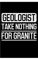 Geologist Take Nothing For Granite
