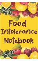Food Intolerance Notebook: 3 Month Food and Meal Tracking Logbook Including Snacks and Weekly Grocery List - Track Reactions Sensitivities and Nutritional Values