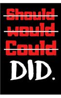 Should Would Could DID in Red