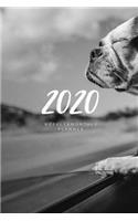 2020 Weekly & Monthly Planner: Dog - 6X9 Size - Glossy Soft Cover - Multi-Purpose: Organizer/Calendar/Notebook/Agenda/Diary/Journal.