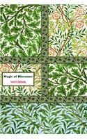 Magic of Blossoms NOTEBOOK [ruled Notebook/Journal/Diary to write in, 60 sheets, Medium Size (A5) 6x9 inches]