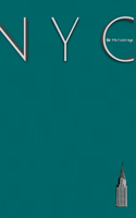 NYC Teal Chrysler building Graph Page style $ir Michael Limited edition: NYC Teal Chrysler building Graph Page style $ir Michael Limited edition