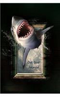 Dot Grid Journal: Shark Diary 6 X 9 Dotted Planner for Keeping Notes, Sketching, Doodling and Writing for Women, Men, Boys, Girls and Teens