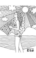 Livre de coloriage pour adultes Été 1