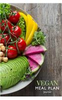Vegan Meal Plan Journal Salad Theme