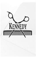 Kennedy: Hairdresser Barber Action Daily Planner Weekly and Monthly: A Year - 365 Daily - 52 Week Journal Planner Calendar Schedule Organizer Appointment Not