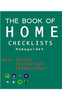 Book of HOME CHECKLISTS: The complete Checklists guide to Home(Homeguide4)