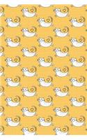 Bullet Journal Notebook for Cat Lovers Flying Cats Pattern 5: 112 Page Numbered Dot Grid Bullet Journal with Index Pages and Key Pages in Portable 6 X 9 Size.