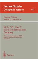 Zum '95: The Z Formal Specification Notation