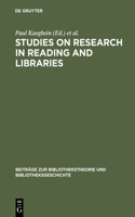 Studies on Research in Reading and Libraries