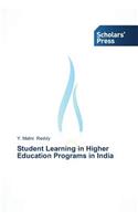 Student Learning in Higher Education Programs in India