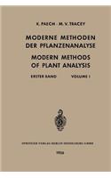 Moderne Methoden Der Pflanzenanalyse / Modern Methods of Plant Analysis