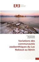 Variations Des Communautés Zoobenthiques Du Lac Nokoué Au Bénin