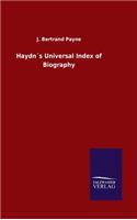 Haydn´s Universal Index of Biography