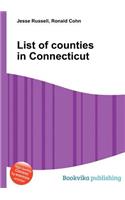 List of Counties in Connecticut: (English)