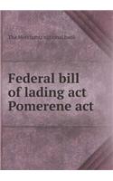 Federal bill of lading act Pomerene act: (English)