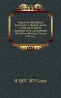 Program der Koniglichen Realschule zu Meseritz, womit zu der am 29. und 30. September 1851 stattfindenden offentlichen Prufung  (German Edition)