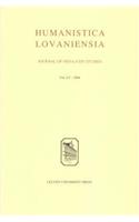 Humanistica Lovaniensia: Journal of Neo-Latin Studies