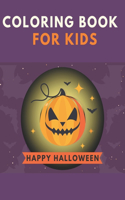 Coloring Book For Kids, Happy Halloween