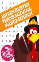 Brainbuster Thanksgiving Word Search