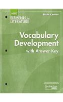 Holt Elements of Literature: Vocabulary Development with Answer Key, Sixth Course