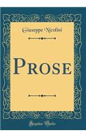 Prose (Classic Reprint)