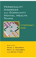 Personality Disorder and Community Mental Health Teams