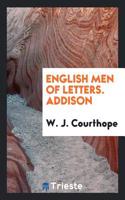 English Men of Letters. Addison