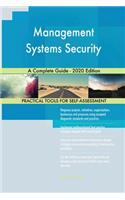 Management Systems Security A Complete Guide - 2020 Edition